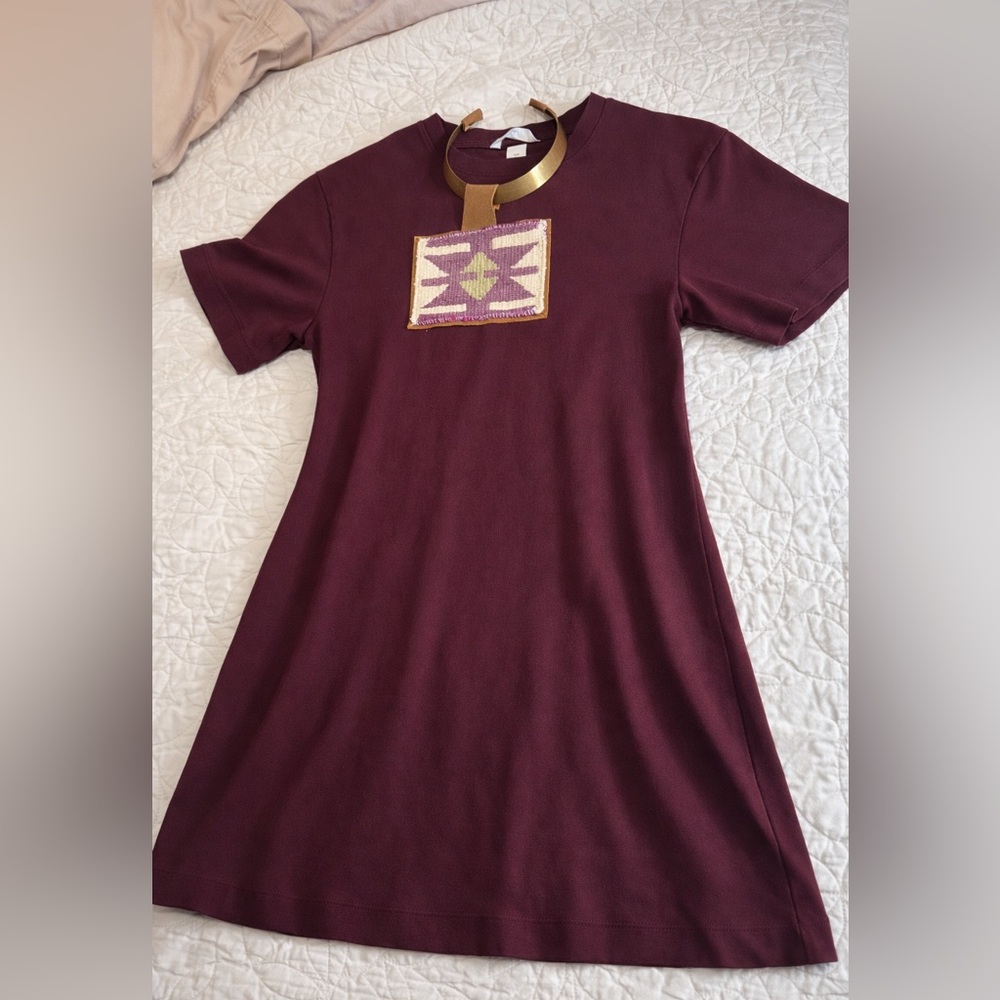 H&M defined waist T shirt dress Size Small